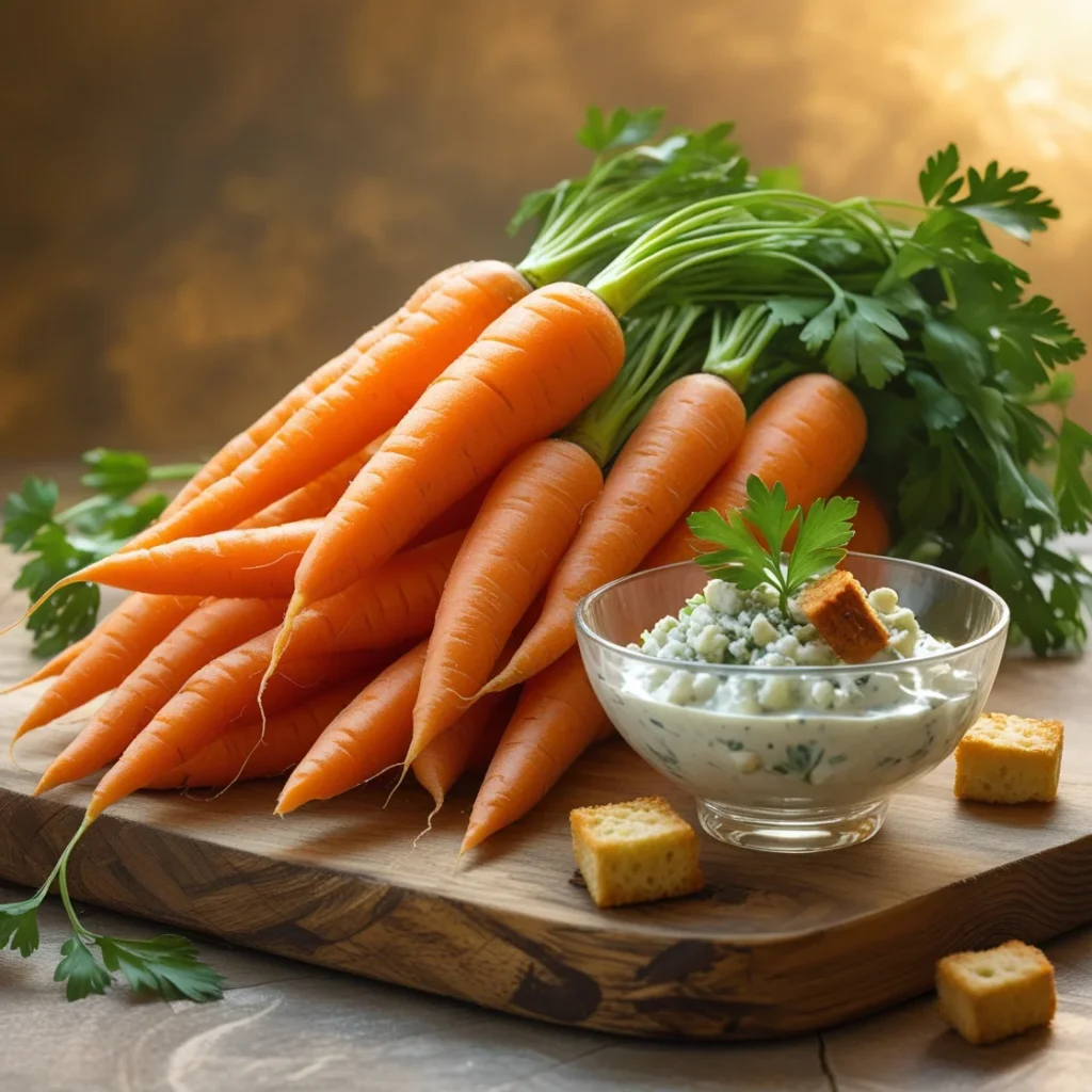 10 Healthy Snacks for Weight Loss and Energy 8 Baby carrots with blue cheese dressing
