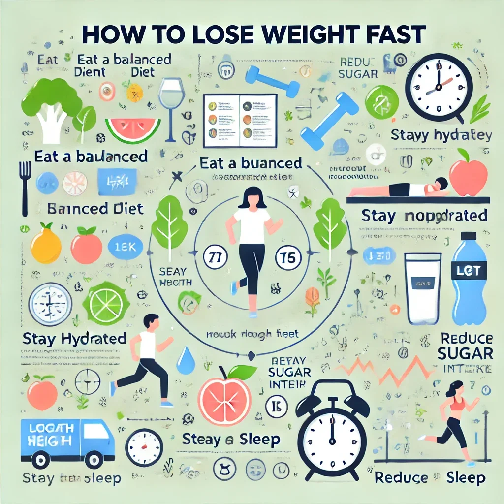 How to lose weight fast.