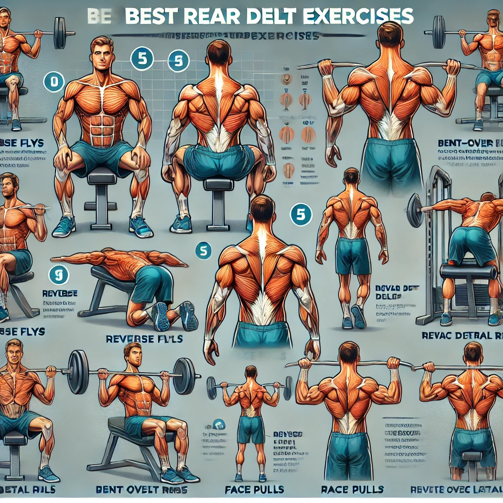 6 of the Best Rear Delt Exercises 2 6 of the Best Rear Delt Exercises.