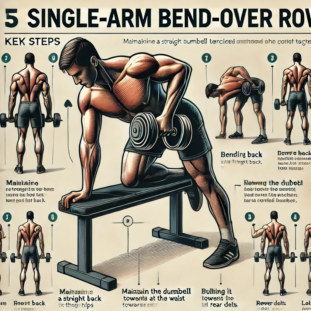 6 of the Best Rear Delt Exercises 3 Single arm bent over row