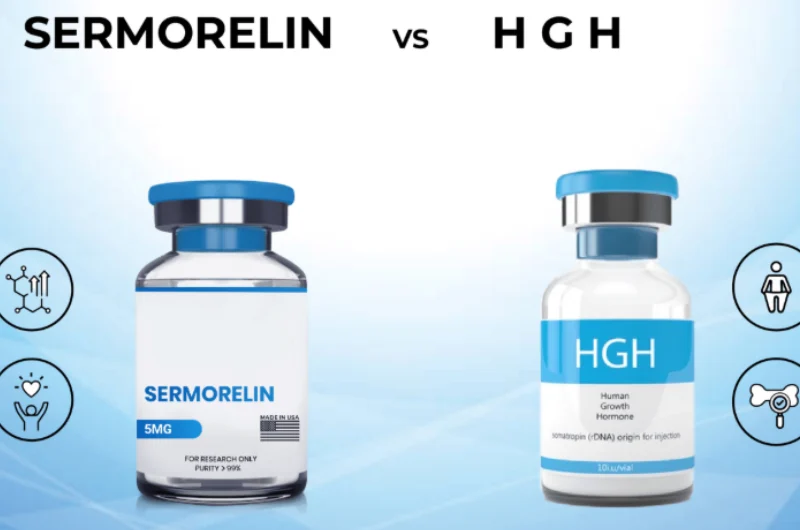 HGH vs. Sermorelin: Key Differences and Benefits 1 HGH vs. Sermorelin: Key Differences and Benefits