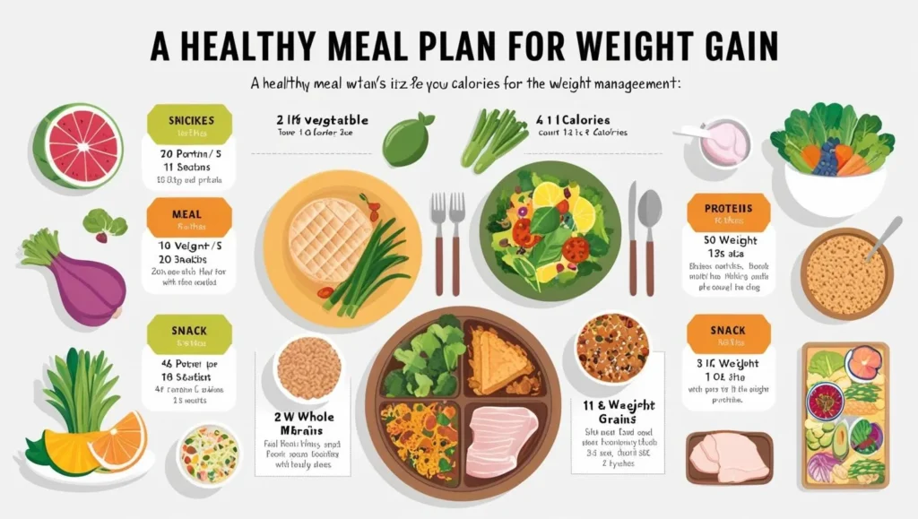 Comprehensive Meal Plan to Gain Weight Healthily 3 Meal Plan to Gain Weight 1